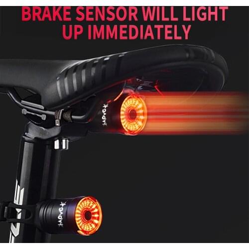 New USB Cycling Taillight Waterproof Bike for MTB Helmet Light Flash Mountain Charging Luces De Bicicleta Equipment Accessories