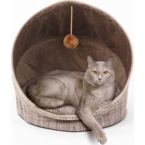 Winter Warm House Cat Sleeping Bed High Quality Cats Lovely Cave for Cat Comfortable pet bed