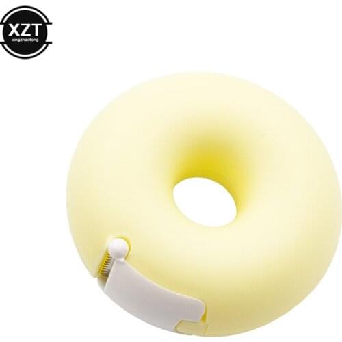 1PCS Candy Color Masking Tape Cutter Design Of Love Heart/Donut Shape Washi Tape Cutter Office Tape Dispenser School Supply