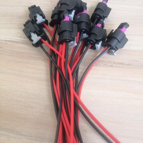 2/4pcs/lot 2 Pin/Way Harness Connector LED Daytime Lights Plug With Wire Pigtail For Mercedes-Benz A0225451926 A 022 545 19 26