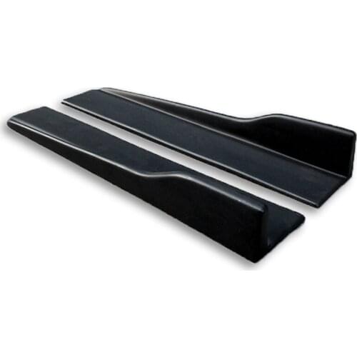 2 pcs 45cm Universal Car Side Skirt Rocker Splitters Winglet Wings Canard Diffuser Shovel Decorative Scratch Resistant
