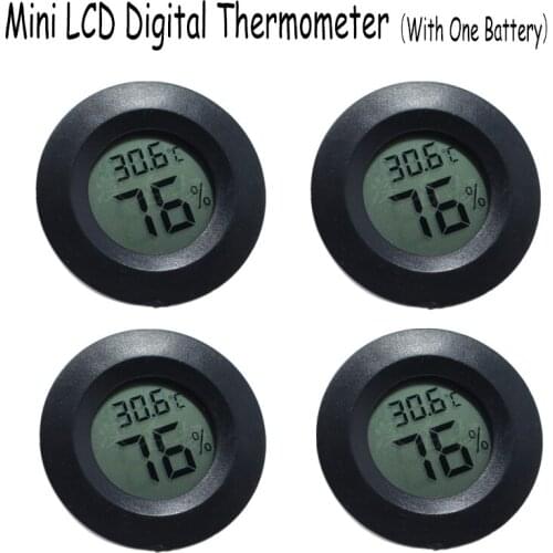 2 In1 Mini LCD Digital Thermometer Hygrometer Humidity Detector Kitchen Indoor Instrument For Freezer Temperature -50~70 Degree