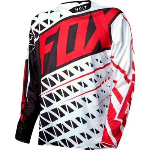 2021 HPIT FOX Pro Motorcycle Jersey BMX MTB DH Racewear Motocross Racing Shirt Bike Riding Top MOTO Cycling JERSEY Mountain Bike