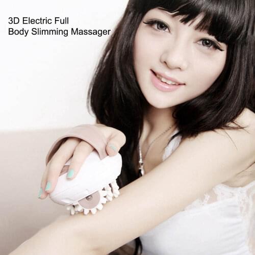 3D Electric Drum Body Massager Roller Anti-cellulite Massaging Slimmer Device Fat Burner Machine Loss Weight Device