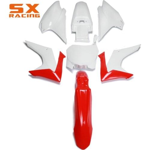 Motorcycle 7 PCS Body Plastic Cover Fender Mudguards Kit Set For HONDA CRF230F CRF 230F 2015 2016 2017 Dirt Bike Motocross