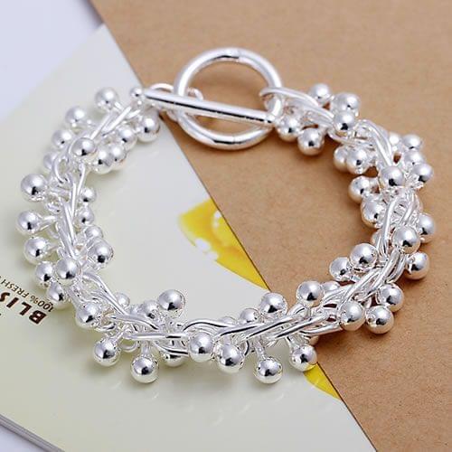 H019 free shipping bracelet, free shipping fashion jewelry Purple Bracelet /aueajlla aqsajhza silver color