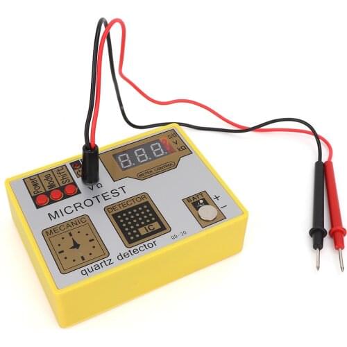QD-20 Watch Tester Pulse Demagnetization Detector Battery Capacity Quarts Tester Machine Watch Movement Error Measure Tool