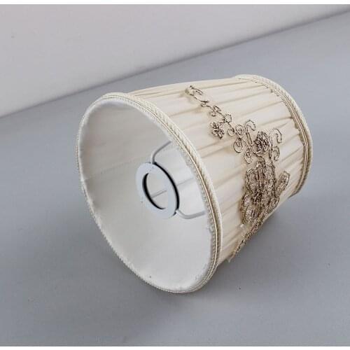 DIA 15.5cm/6.1inch High Quality pink Color Lace Lampshades for lamp, E14