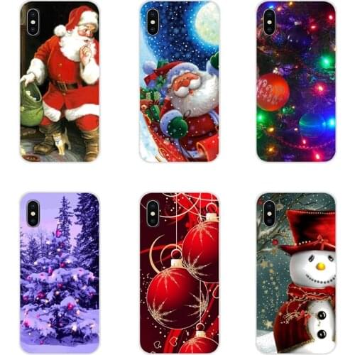 For Huawei Mate Honor 4C 5C 5X 6X 7 7A 7C 8 9 10 8C 8X 20 Lite Pro Merry Christmas Santa Claus snowman Mobile Phone Cases Covers