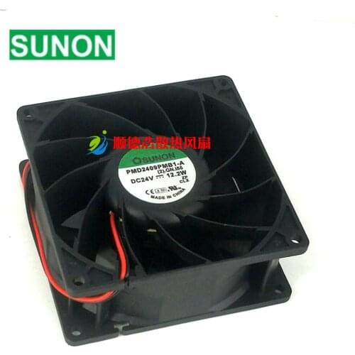 For Sunon PMD2409PMB1-A Inverter fan 9CM 90mm 9038 DC 24V 12.2W cooling fan