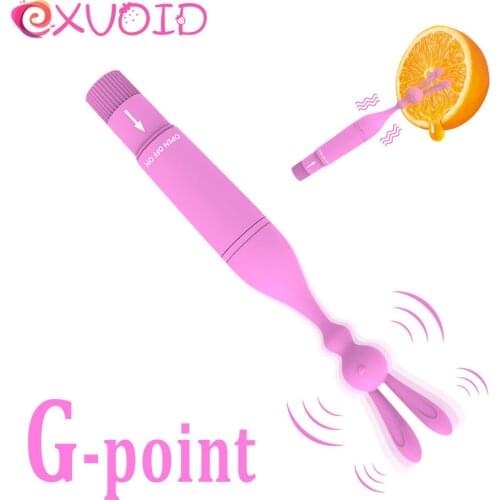 EXVOID Sex Toys For Women Clitoris Stimulator Dildo Vibrators for Woman Silicone Rabbit Vibrator G Spot Massager AV Stick
