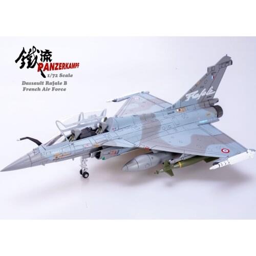 Hot Sell 14615PD 1/72 Diecast Plane Dassault Rafale B Double sit French Air Force Aircraft Model Airplane Toy Gift Collection