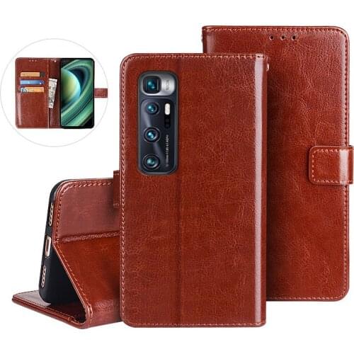 For Xiaomi Mi 10 Ultra 6.67" Leather Case on For Coque Xiaomi Mi 10 Ultra Premium Magnetic Flip Wallet Cover Phone Cases Fundas