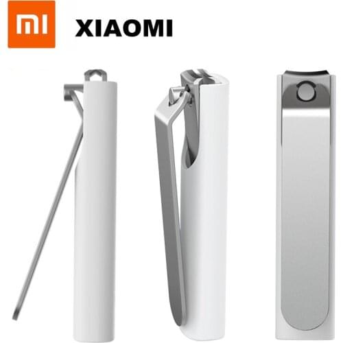 Xiaomi Mijia Stainless Steel Nail Clippers With Anti-splash cover Trimmer Pedicure Care Nail Clippers Professional File
