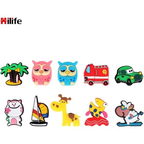 Fridge Magnets For Kids gifts 1Pcs Cartoon Animals Silicone Refrigerator Decors Ornaments Gadgets Home Decoration