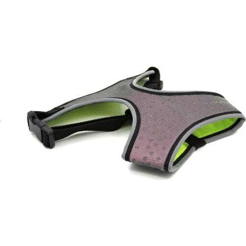 Safety Pets Soft Mesh Walk Dog Collar Adjustable Control Harness Puppy Lead Leash Vest Clip