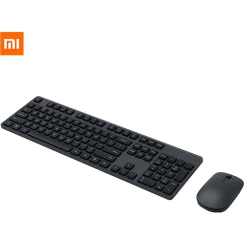 Xiaomi Wireless Keyboard & Mouse Set 2.4GHz Portable Multimedia 104 Keys Keyboard Mouse Notebook Laptop For Office Home