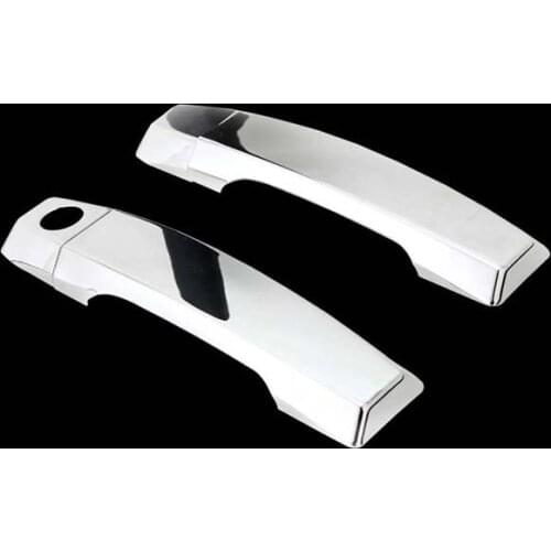 2 ABS Chrome 2DR Door Handle Cover for 2004-2015 Nissan Titan / 2004-2015 Nissan Armada Car styling