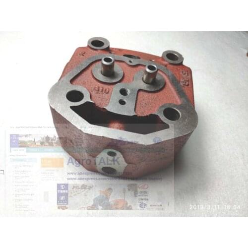 Single cylinder R190 (direct injection) for power tiller, the cylinder head with gasket, part number