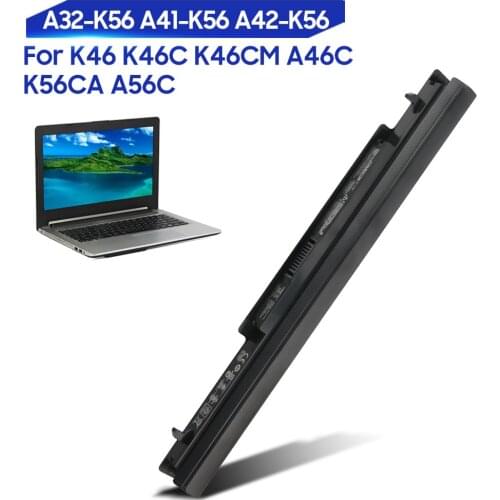 Original Replacement Laptop Battery For ASUS S46C S56C K56C A46C S550C E46C K46 K46C K46CM A31 A32 A41-K56 A42-K56 A32-K56
