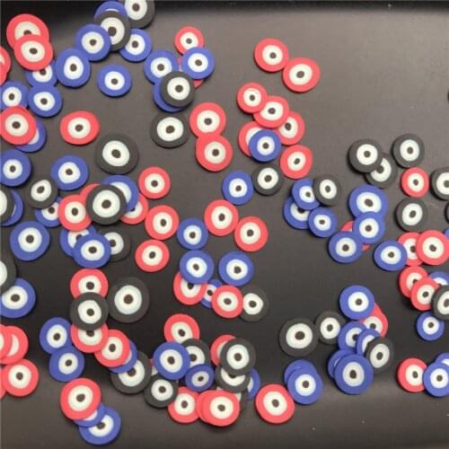 50g Eyes Polymer Clay Sprinkle For Kids Diy,Soft Clay For Craft Clay/Nail Art/Scrapbook Decoration DIY,Filler