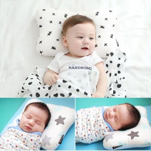 Pudcoco 2020 Toddler Baby Infant Newborn Sleep Positioner Support Pillow Cushion Prevent Flat Head Baby Pillow