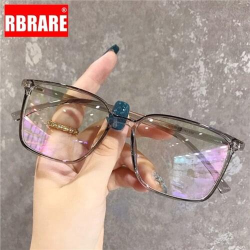 RBRARE Vintage Square Glasses Frame Women Anti-Blue Light Eyeglasses Frame Women Optics Glasses Brand Clear Lens Spectacle Women