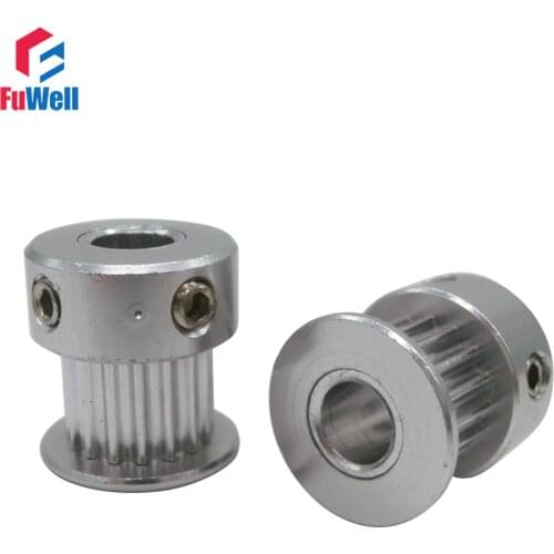 2GT GT2 16T 20T Timing Pulley Aluminum Alloy Transimission Pulley 7mm Belt Width 2GT-16T 2GT-20T Timing Belt Pulley