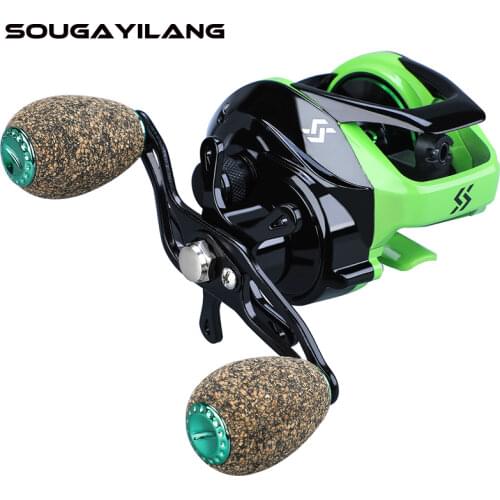 Sougayilang 7.2:1 High Speed Baitcasting Reel Casting Fishing Reel Max Drag Power 14lb Carp Fishing Saltwater Fishing Tackle