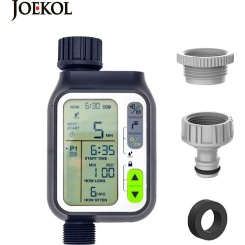 Garden Water Timer Waterproof Watering Timer With Rain Sensor Irrigation Timer Automatic Watering System Irrigation Controller