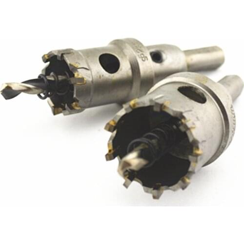 Lengthened 12-100mm TCT Cutter Tungsten Carbide Hole Saw Wood Metal Stainless Steel Core Drill Bit