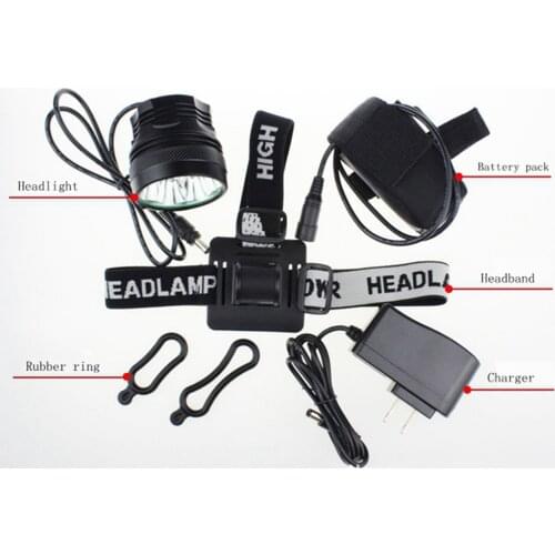 Bicycle Lights 9800 lumens 8*CREE XML T6 LED Bike Headlight Night Ride Mountain Bike Lights Headlamp Bicycle Parts