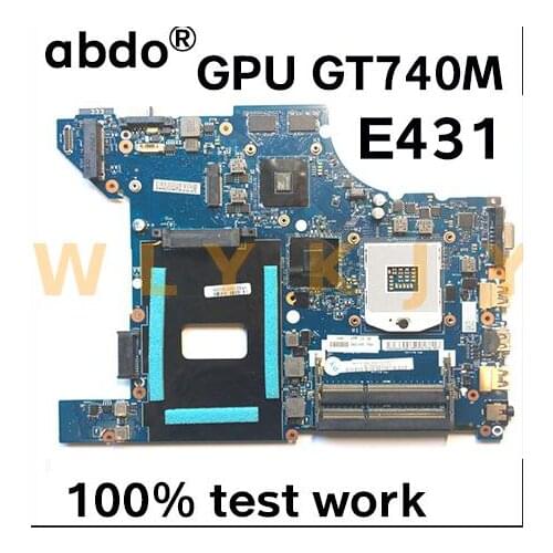 VILE1 NM-A043 For Lenovo ThinkPad E431 notebook motherboard HM77 GPU GT710M 100% test work FRU 04Y1295 04Y1296 04Y1297