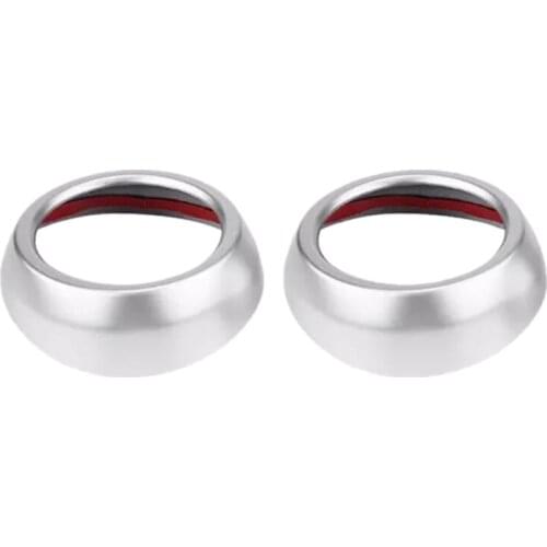 2Pcs Car Front Side Air Vent Outlet Trim Cover Frame for Hyundai Encino Kauai Kona 2017-2020 SUV Car Accessories