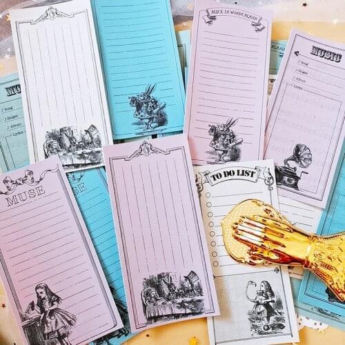 24PCS Vintage girl sticky notes stickers DIY scrapbook base collage diary happy plan gift wrapping decoration stickers