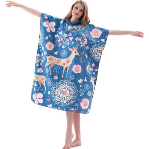 Quick drying bathrobe beach Cape bath towel adult fashion absorbent soft Mens womens beach towel microfiber towel fashion 2021