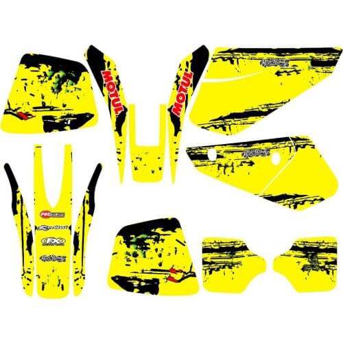 For SUZUKI DJEBEL250 Djebel 250 For SUZUKI 250 Djebel Full set of 3M Stickers kits Motorcycle Graphics Backgrounds Decals