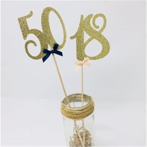 Custom Happy Quarantined Birthday Cake Topper,Happy Birthday Topper, Birthday Party Decor, Gold Glitter Birthday Topper