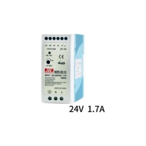 MDR-40 40W Single Output 5V 12V 24V Din Rail Switching Power Supply 85-264VAC/120-370VDC Input