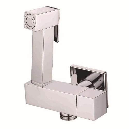 X13027 Wall Mounted Chrome Color Brass Material Valve with Hand Shower and Hose