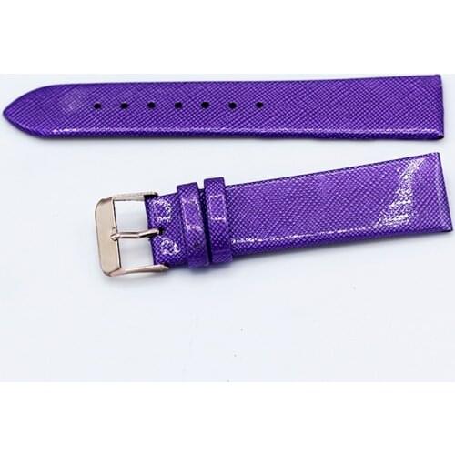 New womens Watchbands Shiny dots Leather watch strap stainless steel buckle belt buckle, 20mm