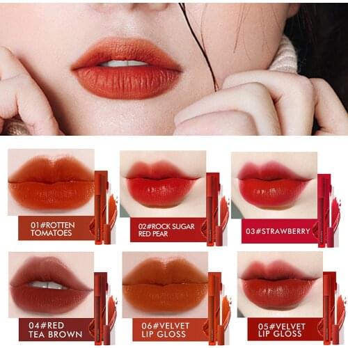 Sexy Matte Liquid Lipstick Lip Glaze Natural Moisturizer Waterproof Velvet Lip Glosses High Pigmented Long Lasting Lipsticks