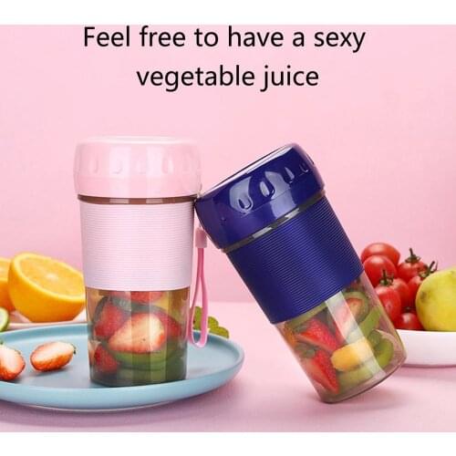 Portable Electric Juicer Small Fruit Cup Food-Blender mini Food Processor 300ML Blender Electric Kitchen Mixer Juicer Fruit Cup