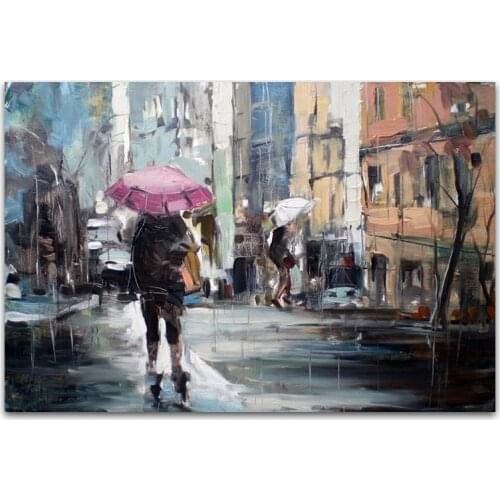 Hand made oil painting Home decoration painting high quality Modern art landscape painting DM15061803