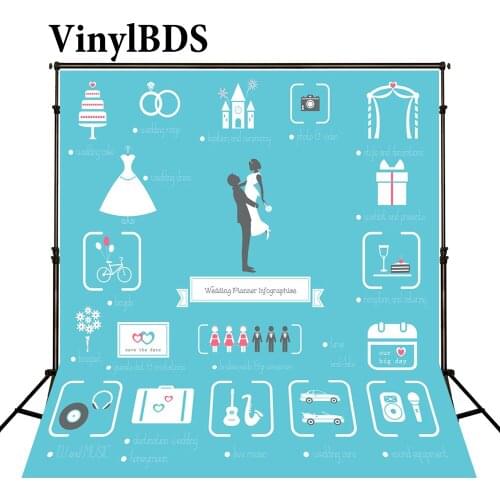 VinylBDS 8x8ft Wedding Backdrops Blackboard for Photo Studio Wedding Background Customise size made fotostudio photocall