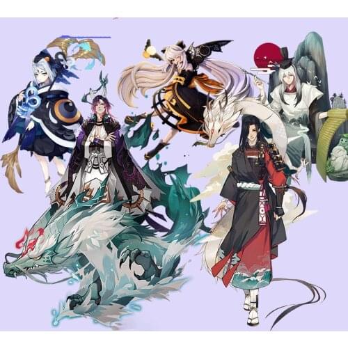 1pcs Q Style Anime Game Onmyoji Printed Acrylic Stand Figure Cosplay Prop Home Desk Decor Boy Christmas Girl Gift
