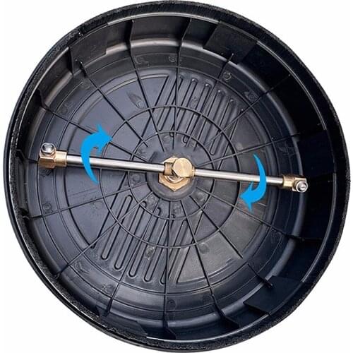 2500PSI / Rods Brass 13 Inch Broom Cleaning High Pressure Undercarriage