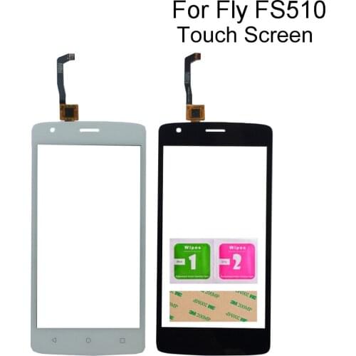 5.0'' Mobile Phone Touch Screen Digitizer Panel For Fly FS510 Nimbus 12 FS 510 Touch Glass Sensor Tools 3M Glue
