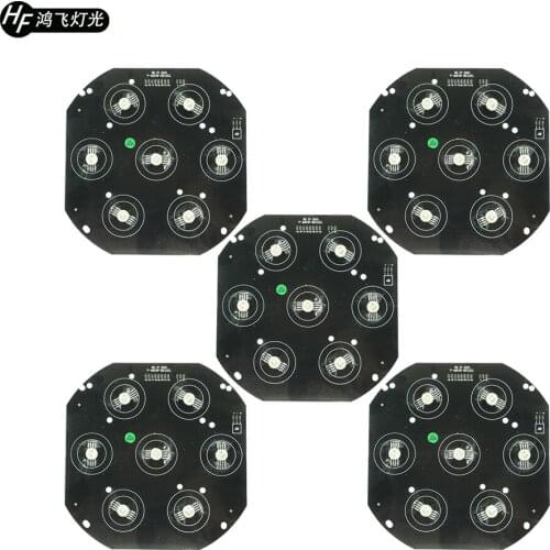 5 PCS/Lot 7X12W LED Light Board RGBW 4in1 Led Par Light Bare Board 24V Led Par Light Repair Parts