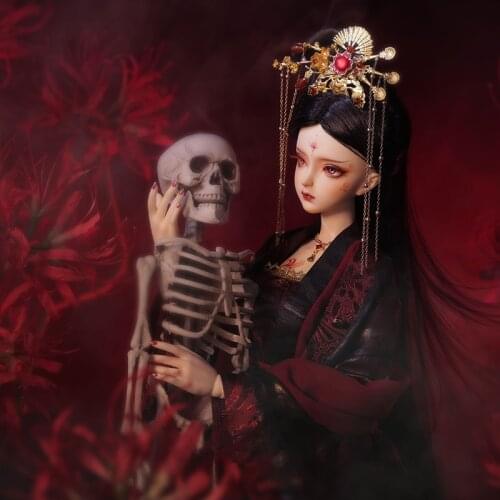 BJD Doll 1/3 Ural Resin Chinese Art Toys for Kids Gift for Girls Boys SD Higan Flower ShugaFairy Option for Fullset